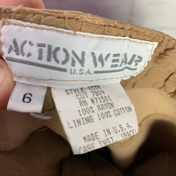 Action Wear Vintage Fringe Western Vest Pants Set - Picture 11 of 14